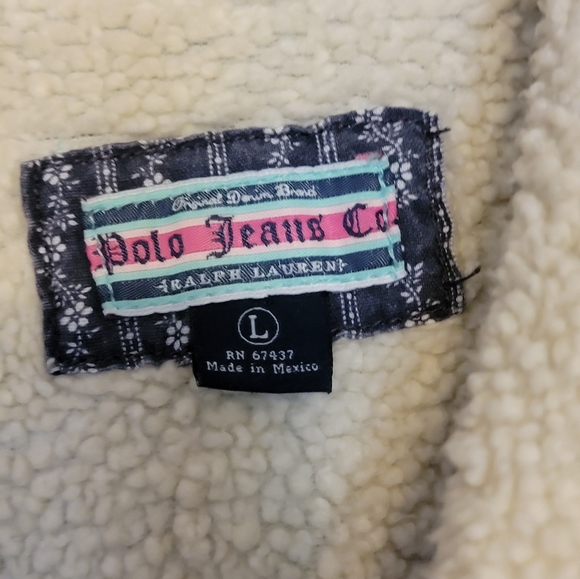 Polo Vintage Jean Jacket Large - Picture 3 of 6